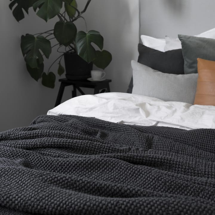 Moss päiväpeite 260x260 cm, charcoal (harmaa) Scandi Living