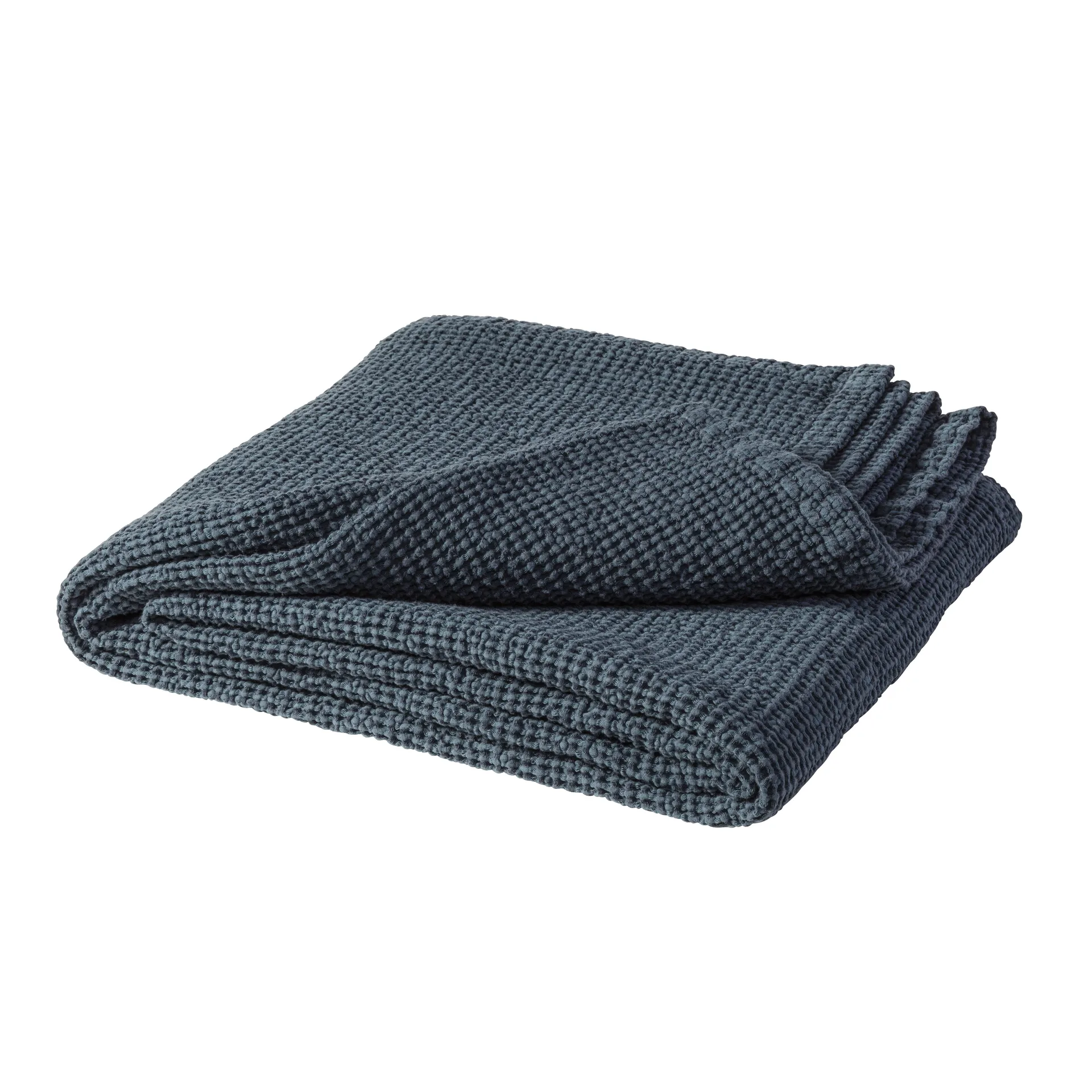 Moss päiväpeite 260x260 cm, storm blue (sininen) Scandi Living