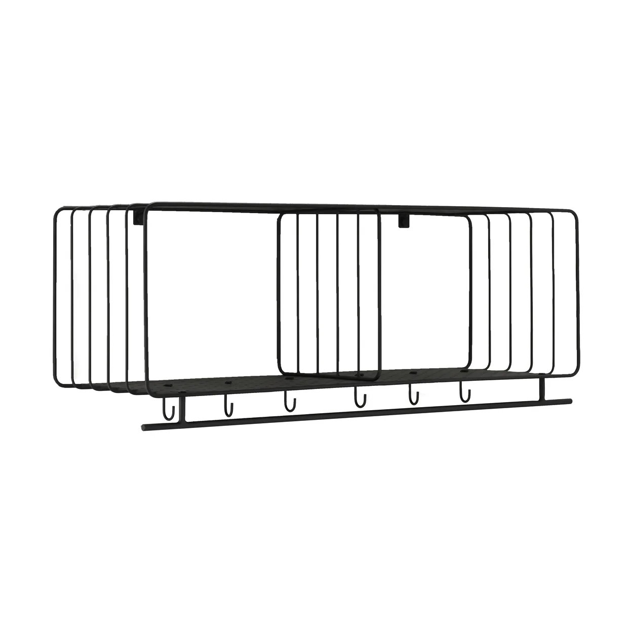 Scandi Living Nod hattuhylly 90 cm Black