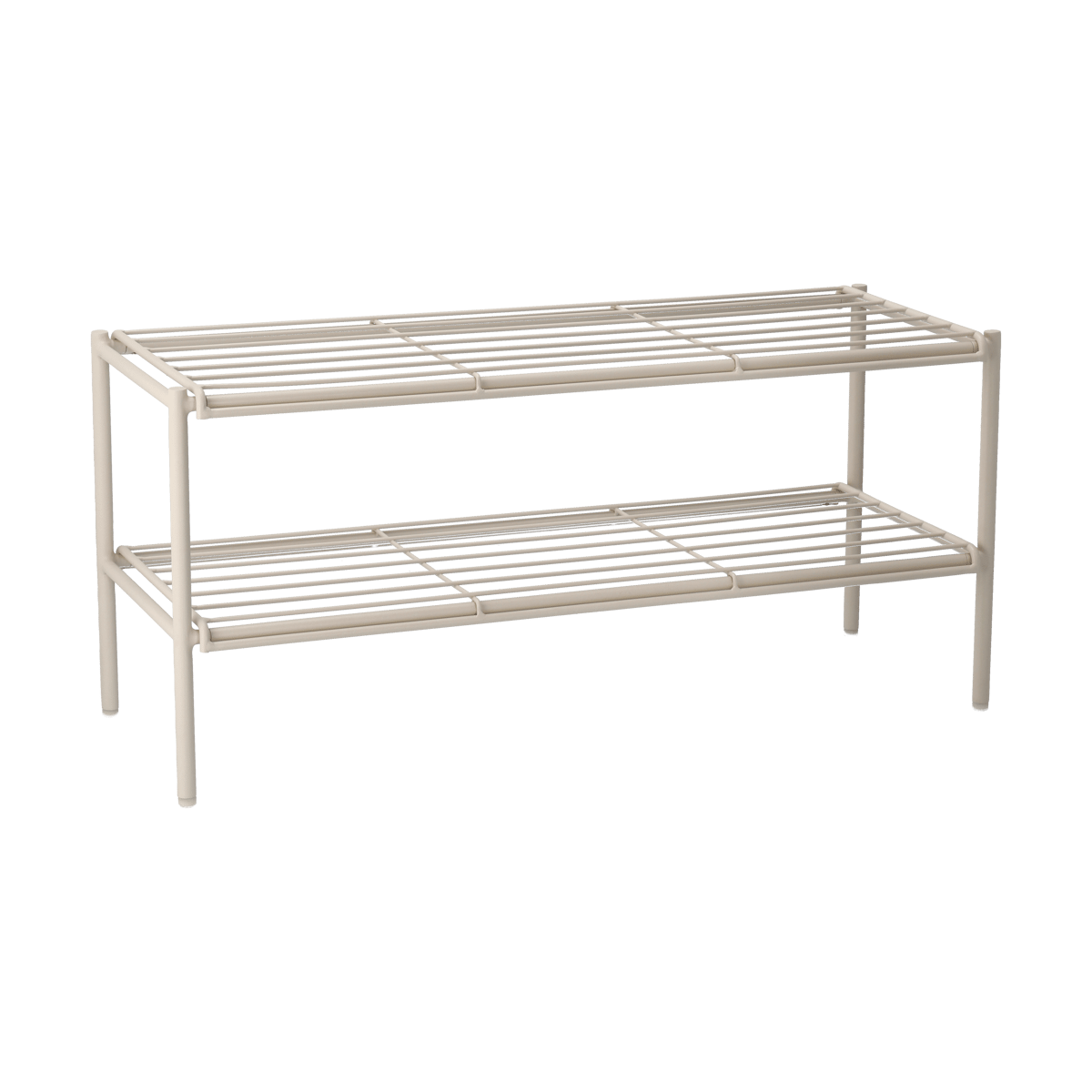 Scandi Living Nod kenkähylly 80x30x37 cm Beige | Skandinaavinen Sisustus | Kenkähyllyt | Beige