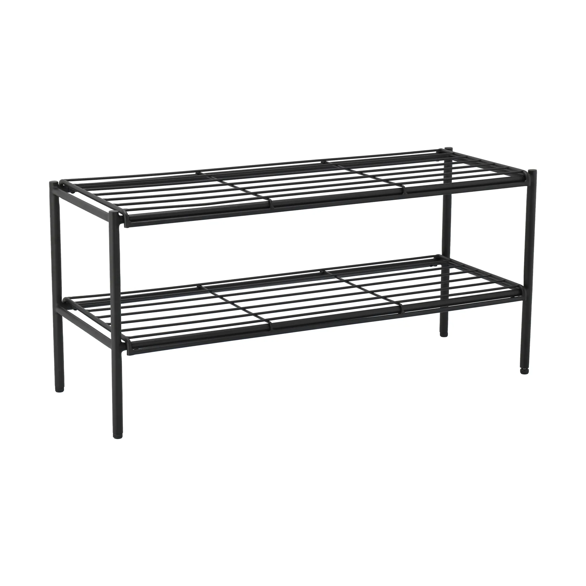Nod kenkähylly 80x30x37 cm, Black Scandi Living
