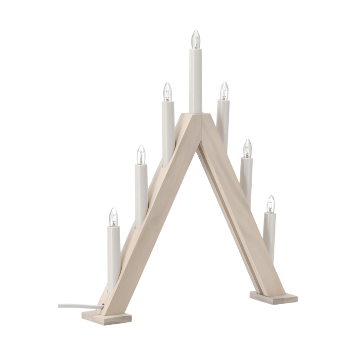 Nord adventtikynttelikkö 40 cm, Valkolakattu Scandi Living