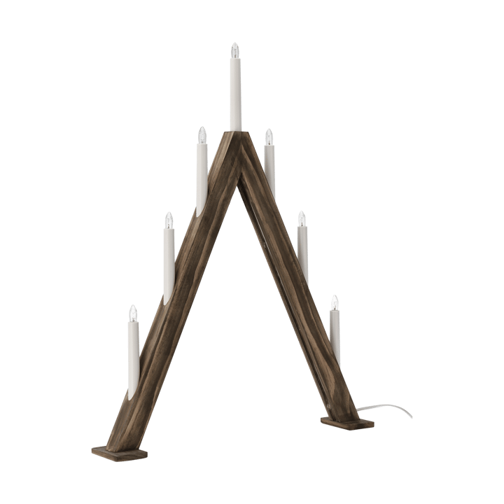 Nord kynttilänjalka 60 cm, Tummaksi petsattu Scandi Living