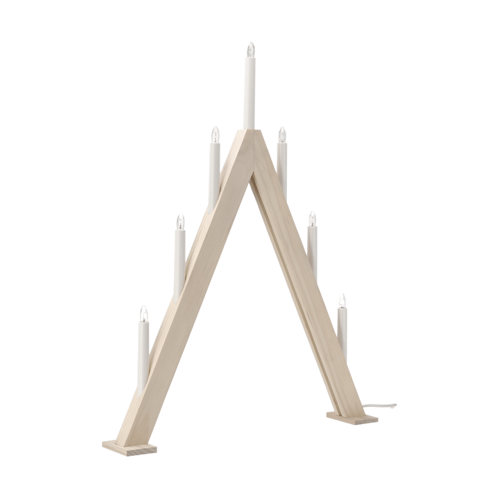 Nord kynttilänjalka 60 cm, Valkolakattu Scandi Living