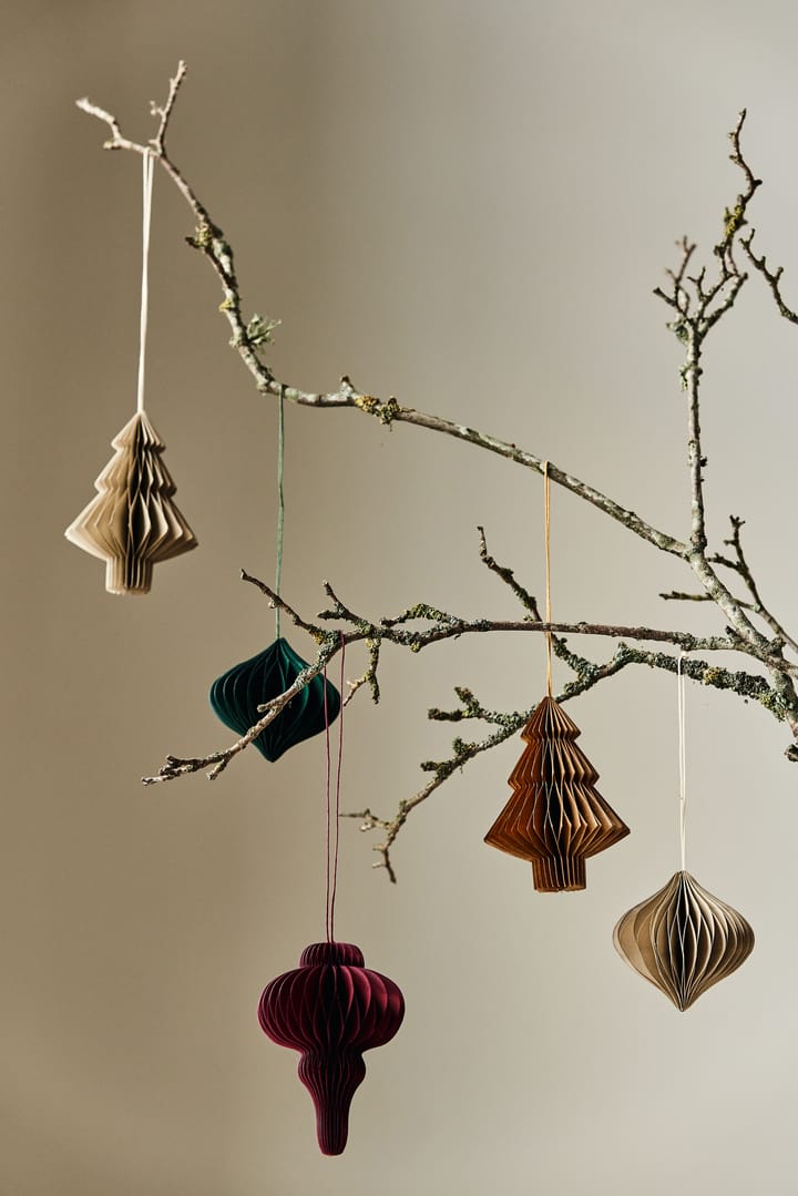 Onion joulukuusenpallot 4 kpl, Forest Green Scandi Living