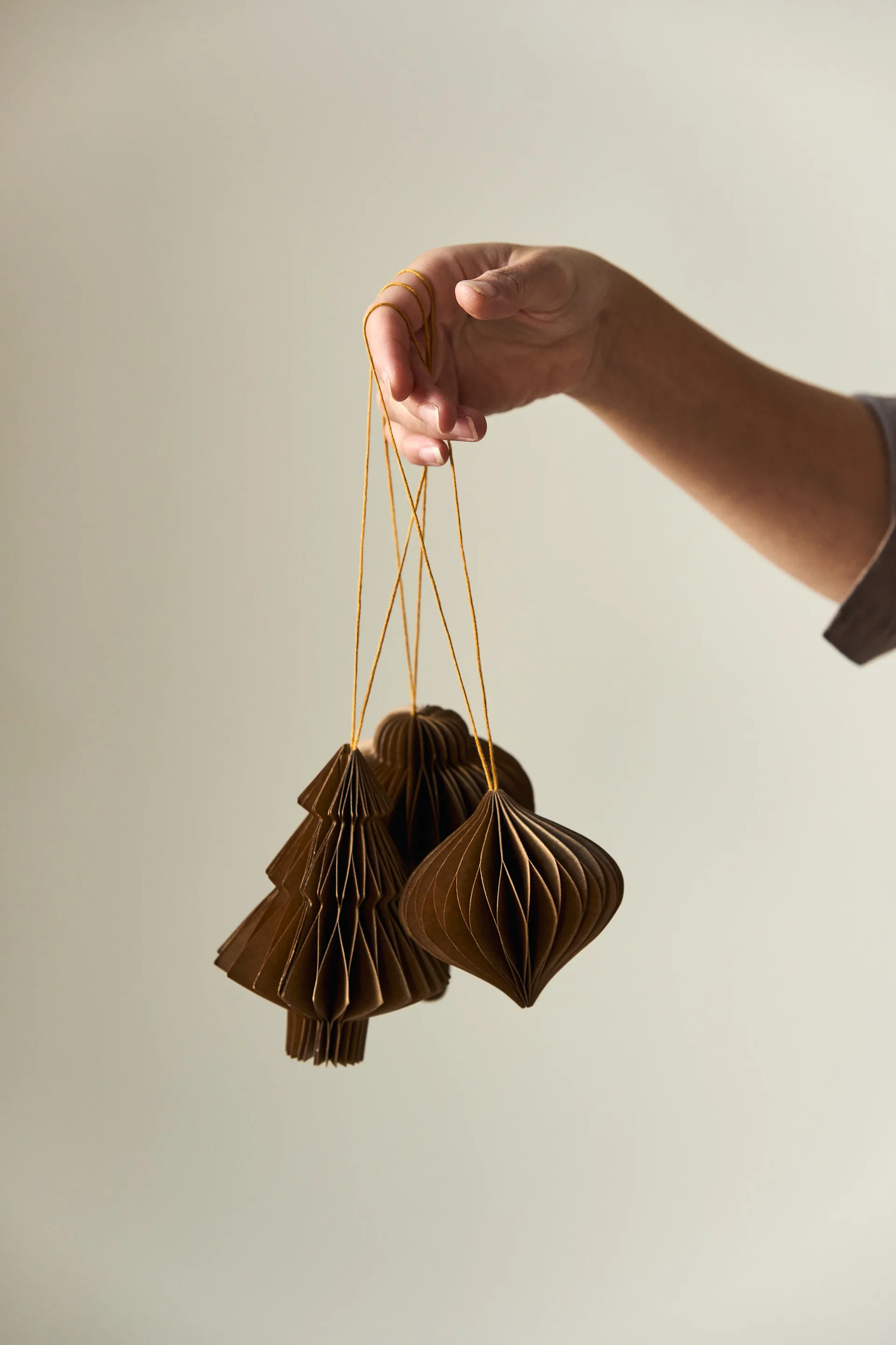 Onion joulukuusenpallot 4 kpl, Natural Scandi Living