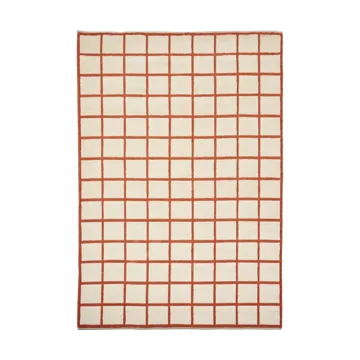 Pasture villamatto luonnonvalkoinen/ruoste - 170x240 cm - Scandi Living