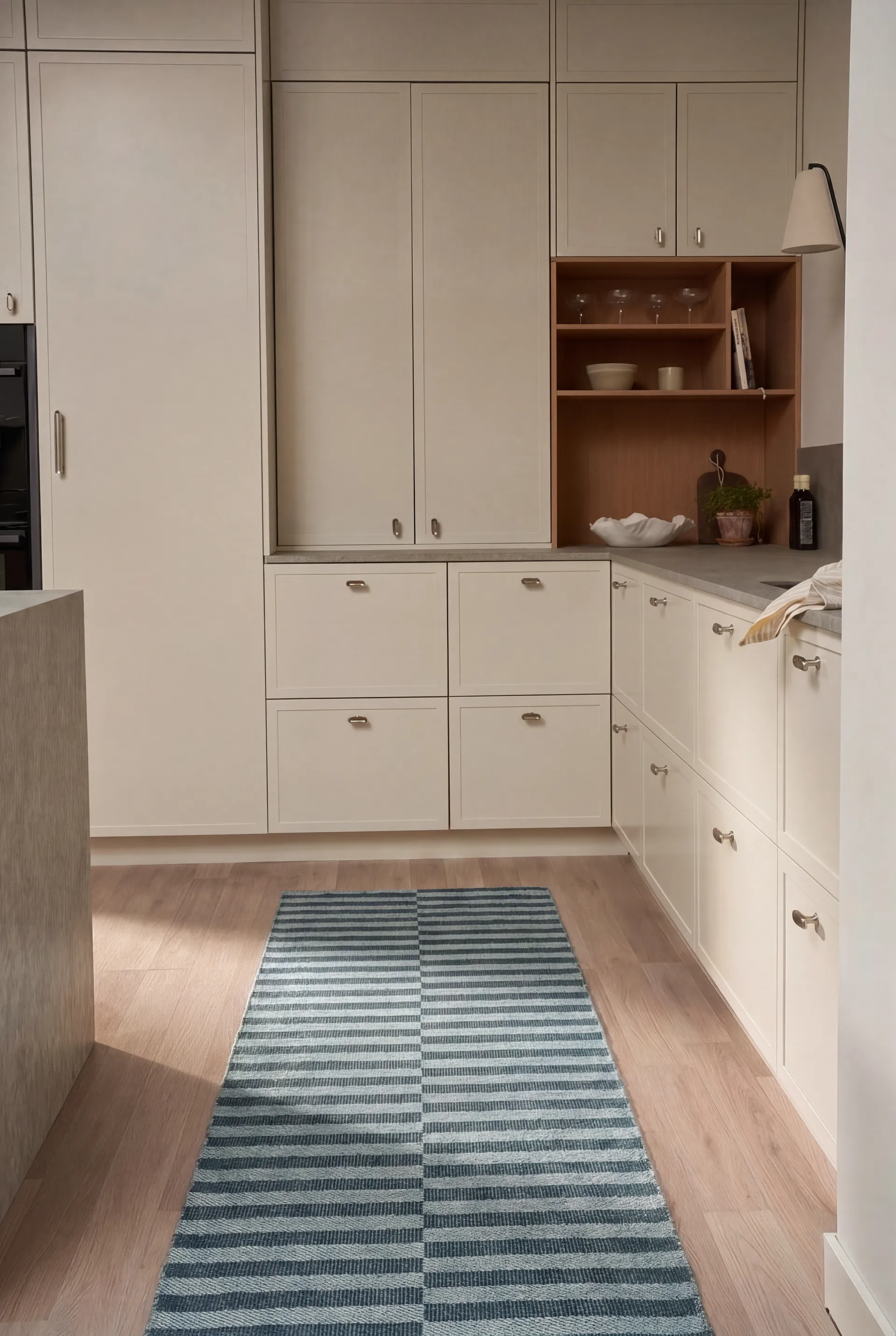 Path käytävämatto, Ocean blue, 70×150 cm Scandi Living