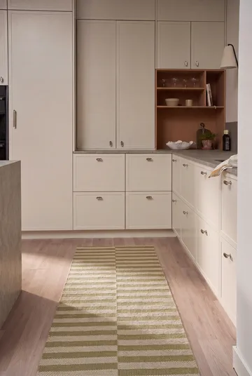 Path käytävämatto - Oliivinvihreä, 70x150 cm - Scandi Living