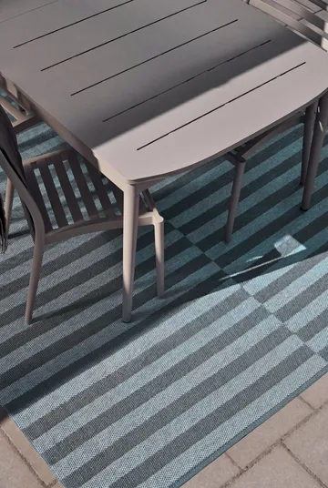 Path matto - Ocean blue, 150x200 cm - Scandi Living
