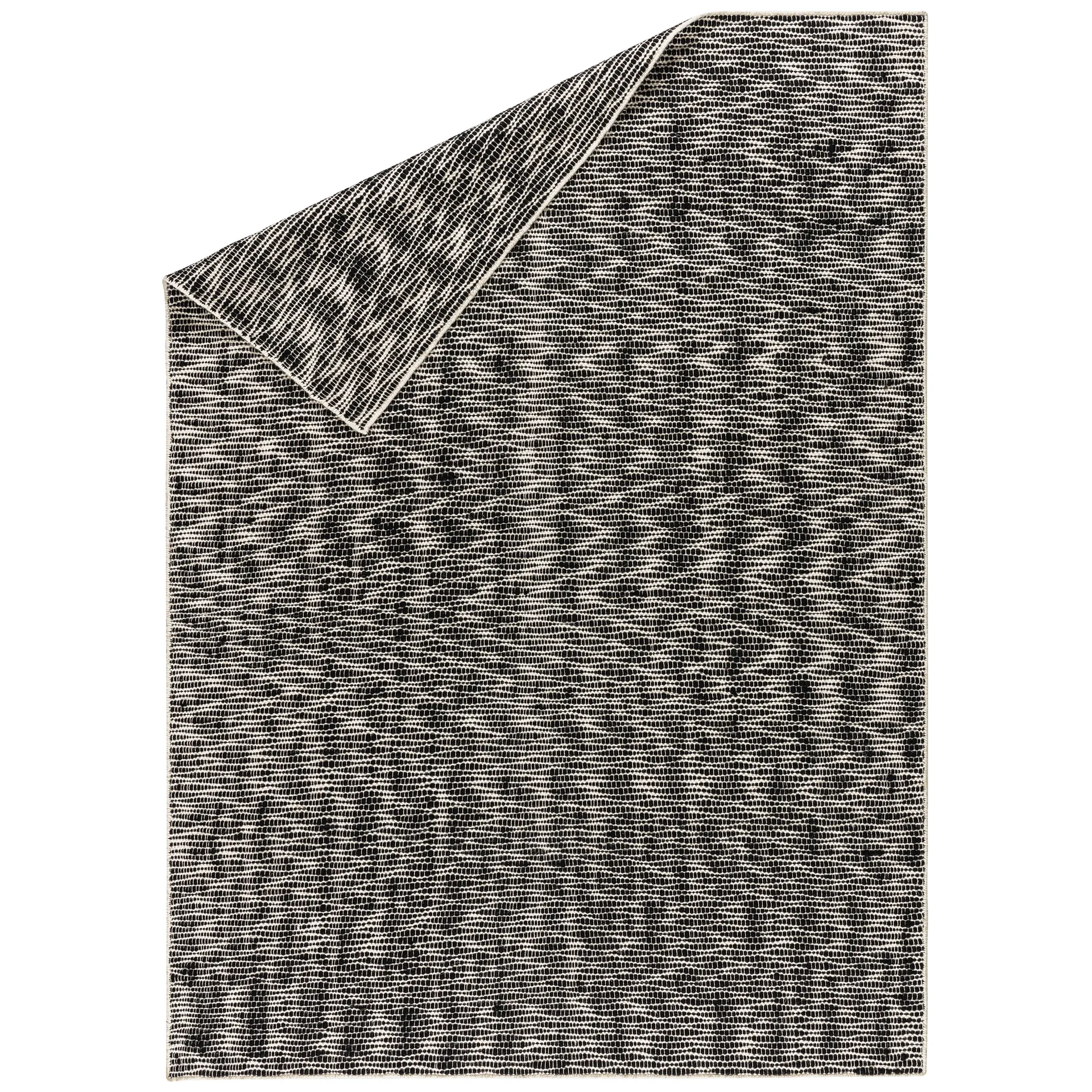 Pebble villamatto musta, 170x240 cm Scandi Living