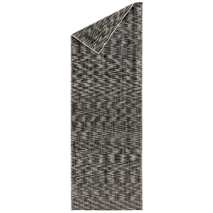 Pebble villamatto musta - 80x240 cm - Scandi Living