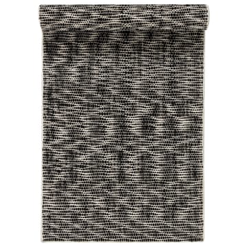 Pebble villamatto musta - 80x240 cm - Scandi Living