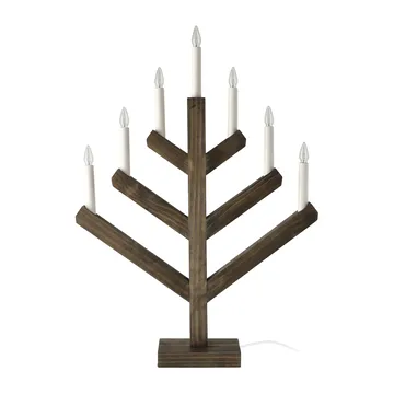 Pine adventtikynttilänjalka 62 cm - Tummapetsattu - Scandi Living