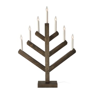 Pine adventtikynttilänjalka 62 cm - Tummapetsattu - Scandi Living