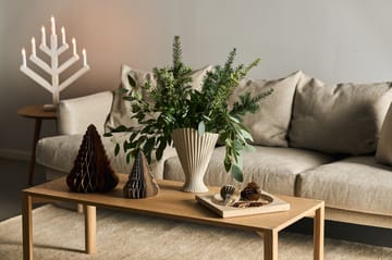 Pine adventtikynttilänjalka 62 cm - Valkolaseroitu - Scandi Living