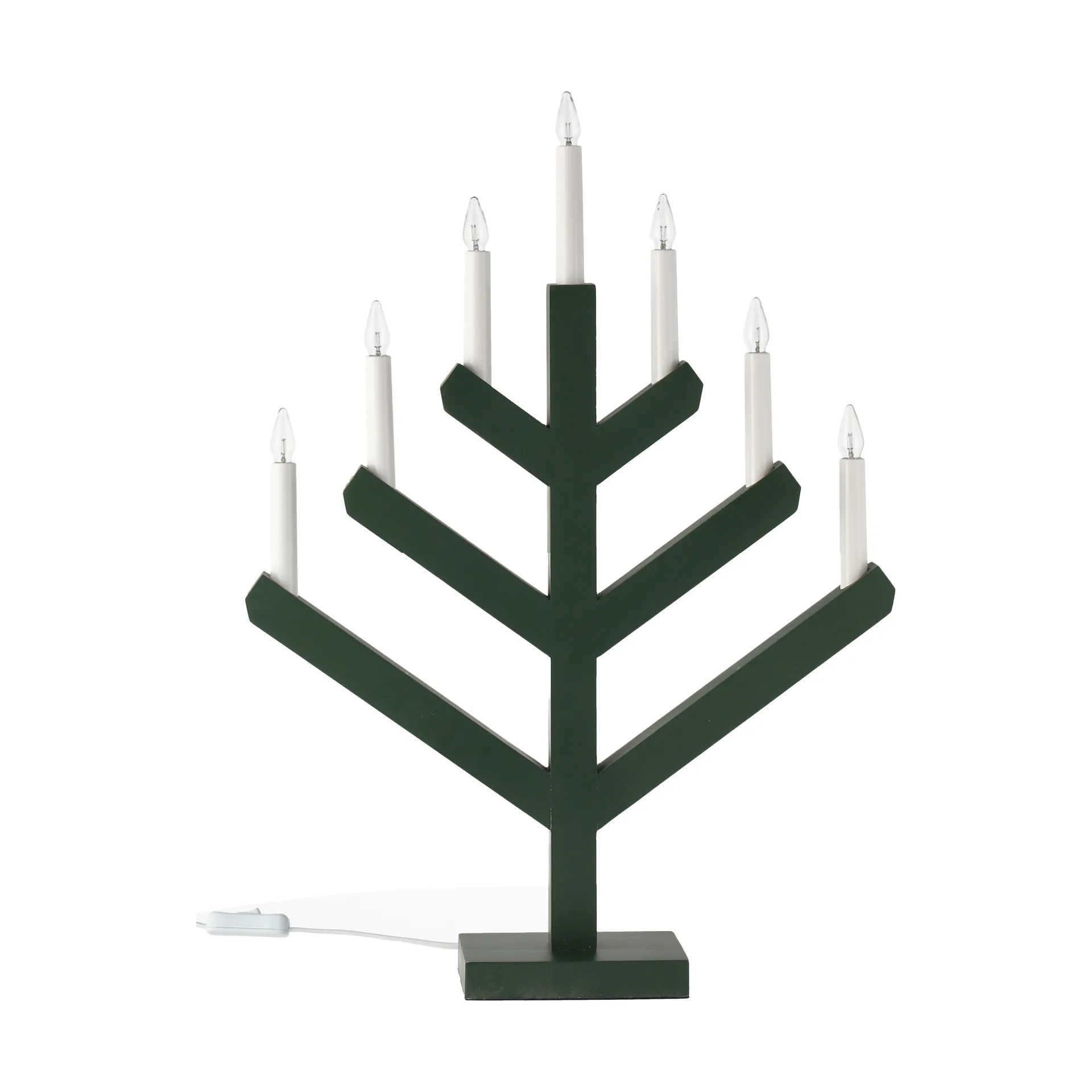 Pine adventtikynttilänjalka 62 cm, Vihreä Scandi Living