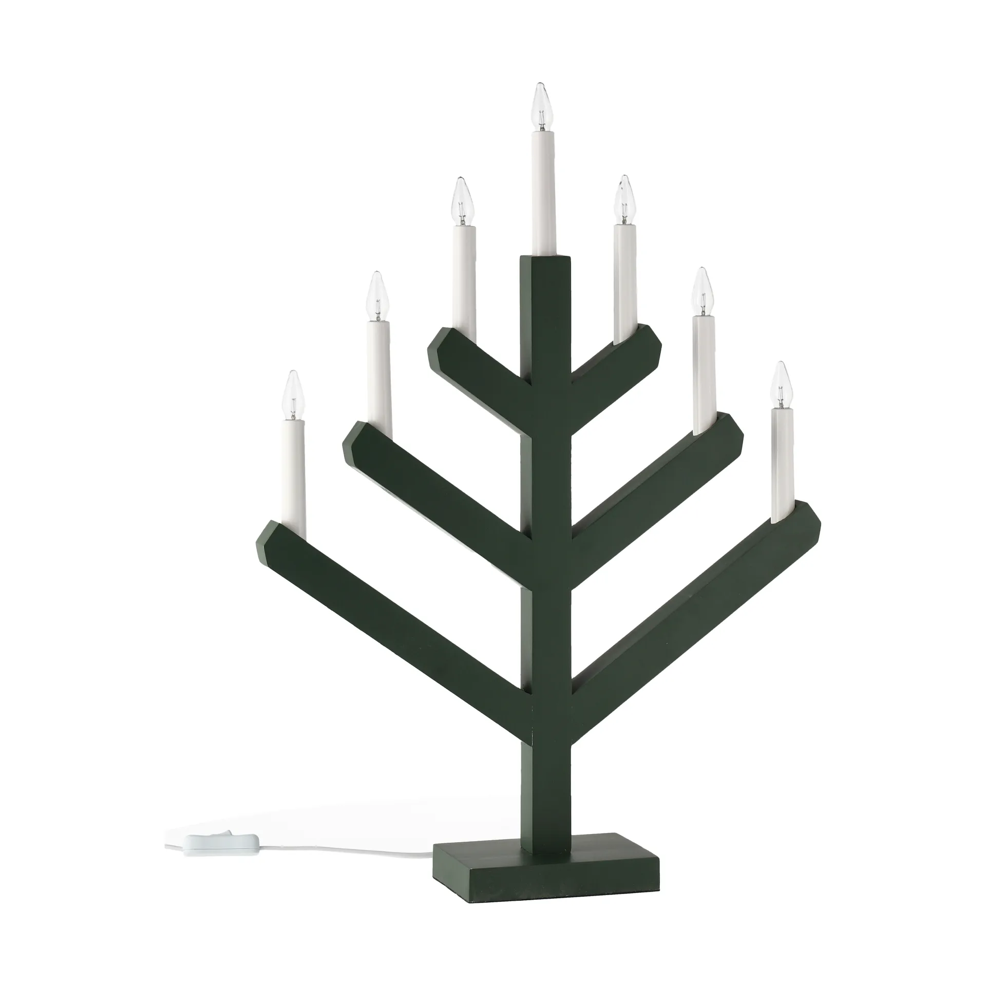 Pine adventtikynttilänjalka 62 cm, Vihreä Scandi Living