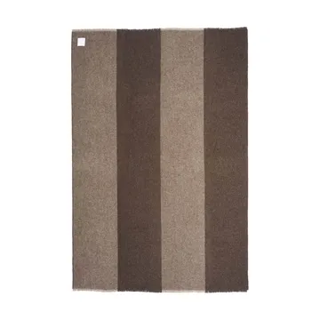 Row raidallinen villahuopa - Ruskea, 120 x 185 cm - Scandi Living