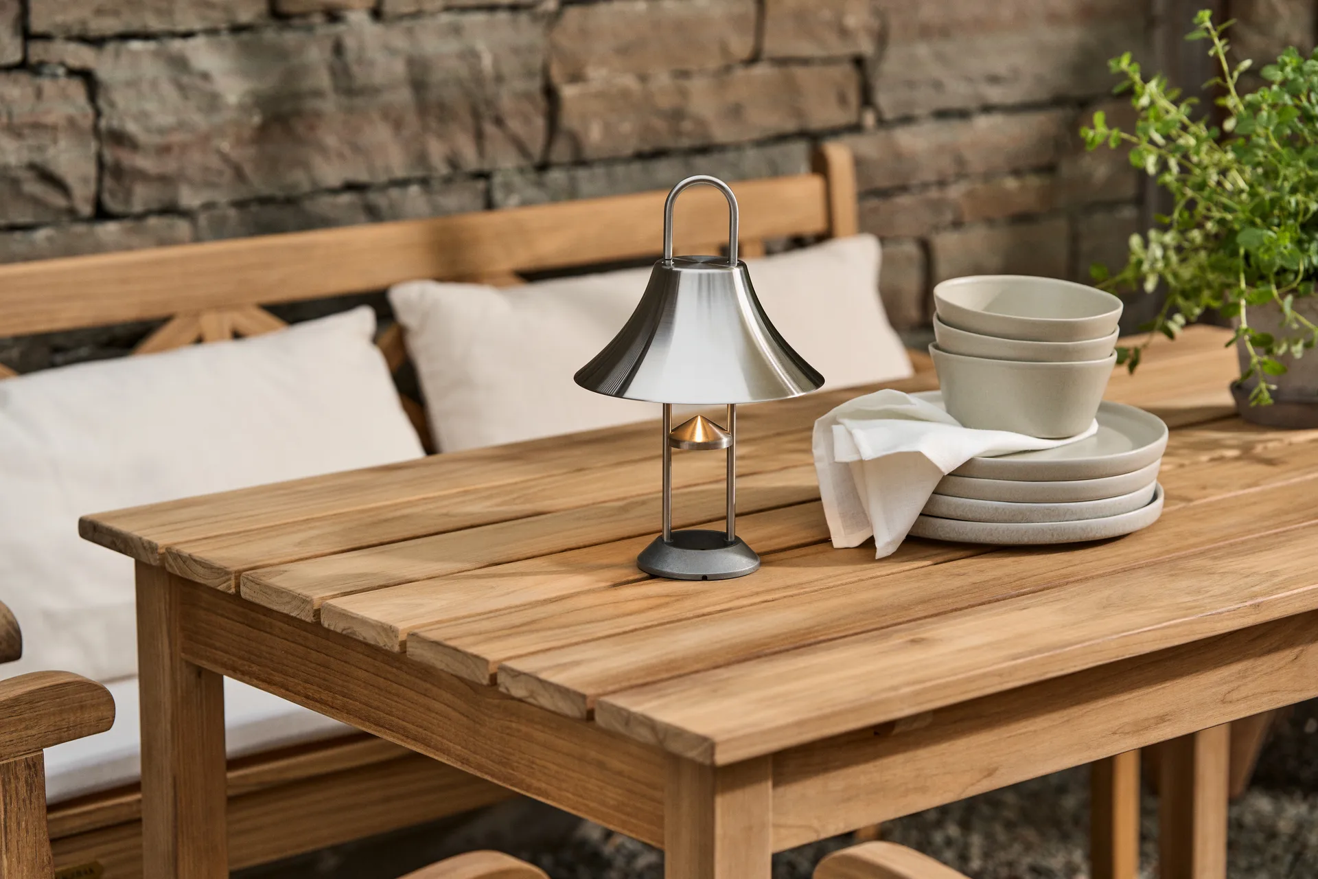 Sandsbro hulho vaaleanharmaa, Ø15 cm, 4 kpl Scandi Living