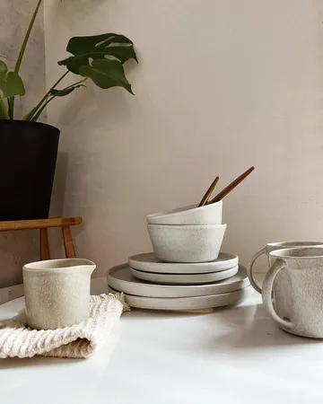 Sandsbro hulho vaaleanharmaa, Ø15 cm, 8 kpl - Scandi Living