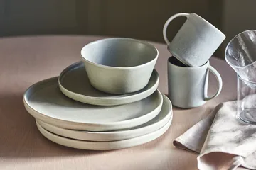 Sandsbro leipälautanen vaaleanharmaa, Ø20 cm, 6 kpl - Scandi Living