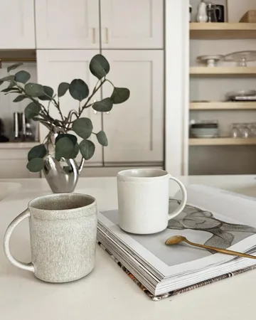 Sandsbro muki vaaleanharmaa, 30 cl, 6 kpl - Scandi Living