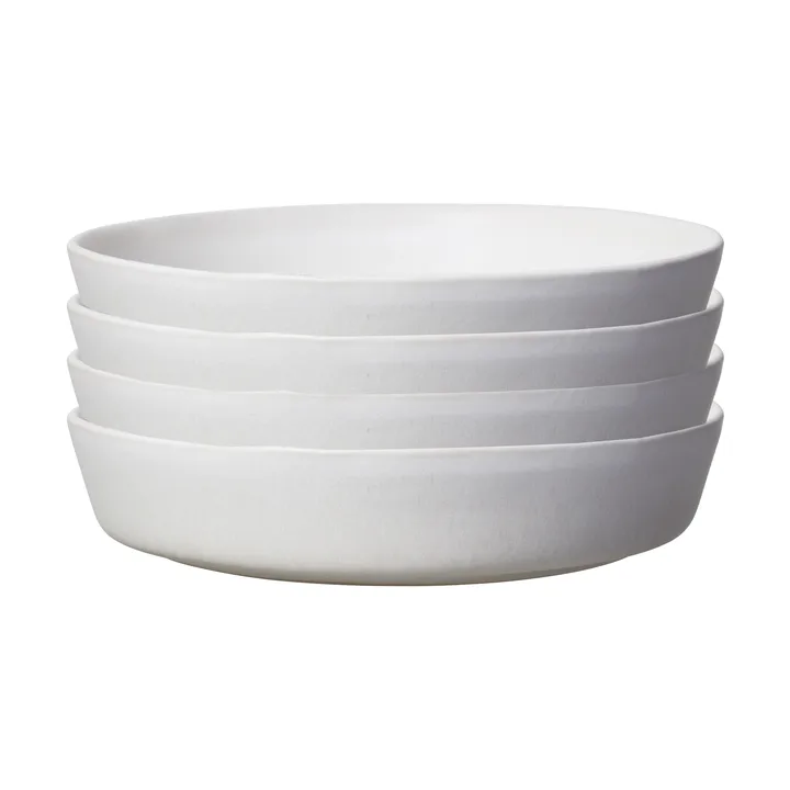 Sandsbro pastalautanen offwhite, Ø23 cm, 4 kpl - Scandi Living