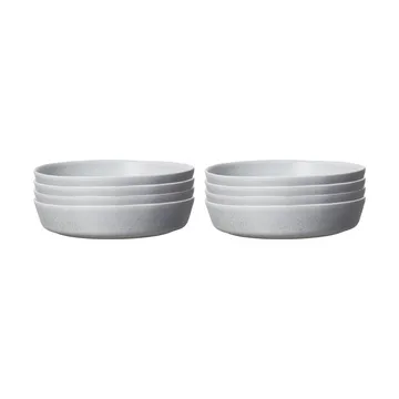 Sandsbro pastalautanen vaaleanharmaa, Ø23 cm, 6 kpl - Scandi Living