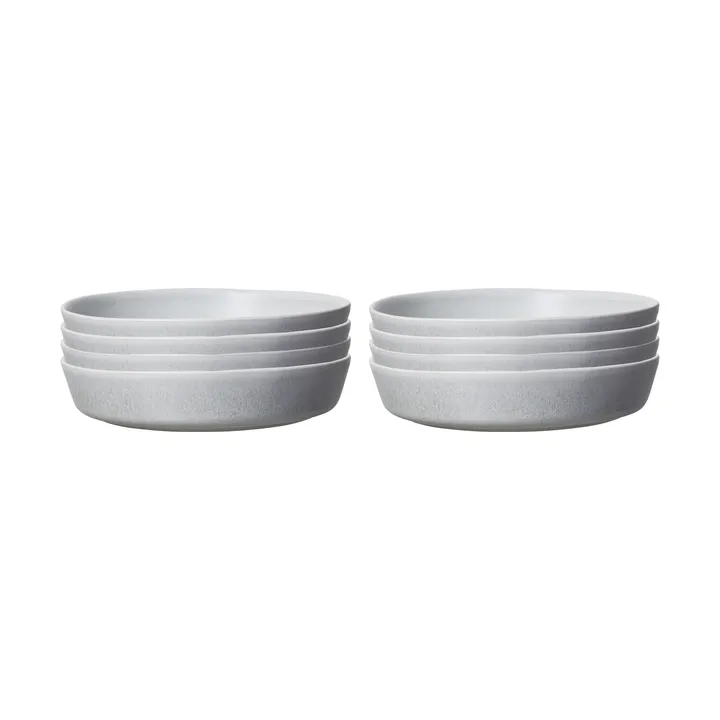 Sandsbro pastalautanen vaaleanharmaa, Ø23 cm, 8 kpl - Scandi Living