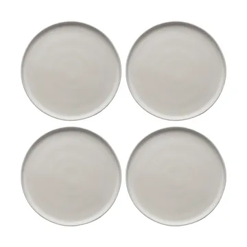 Sandsbro ruokalautanen offwhite, Ø26 cm, 4 kpl - Scandi Living