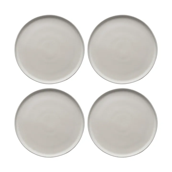 Sandsbro ruokalautanen offwhite, Ø26 cm, 4 kpl - Scandi Living