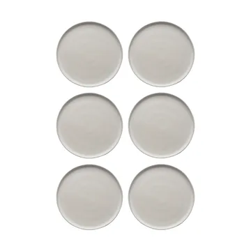 Sandsbro ruokalautanen offwhite, Ø26 cm, 6 kpl - Scandi Living