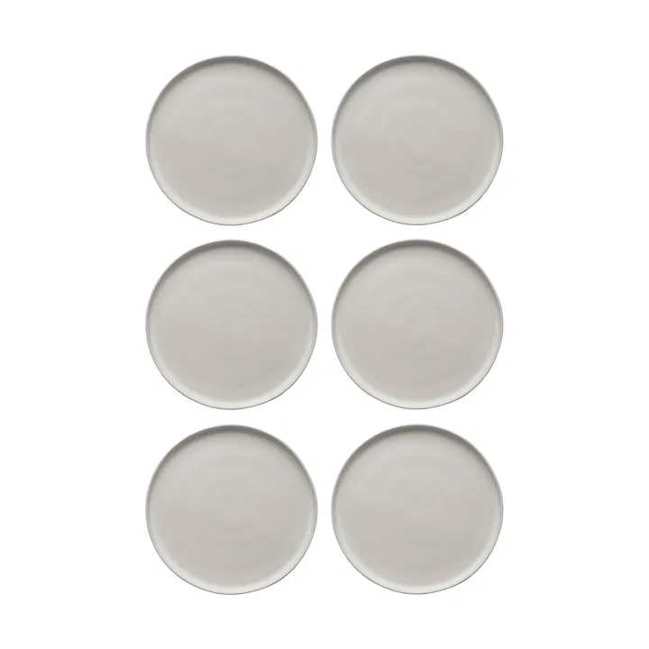 Sandsbro ruokalautanen offwhite, Ø26 cm, 6 kpl - Scandi Living