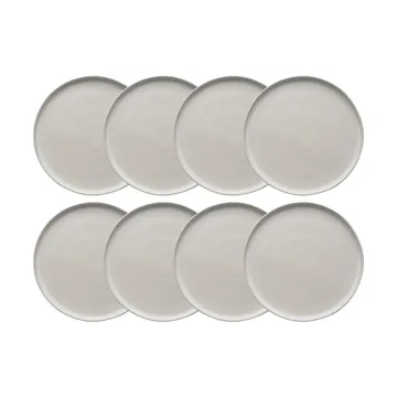 Sandsbro ruokalautanen offwhite, Ø26 cm, 8 kpl - Scandi Living