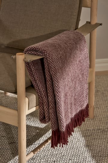 Sandstone villahuopa 130x180 cm - Burgundy - Scandi Living