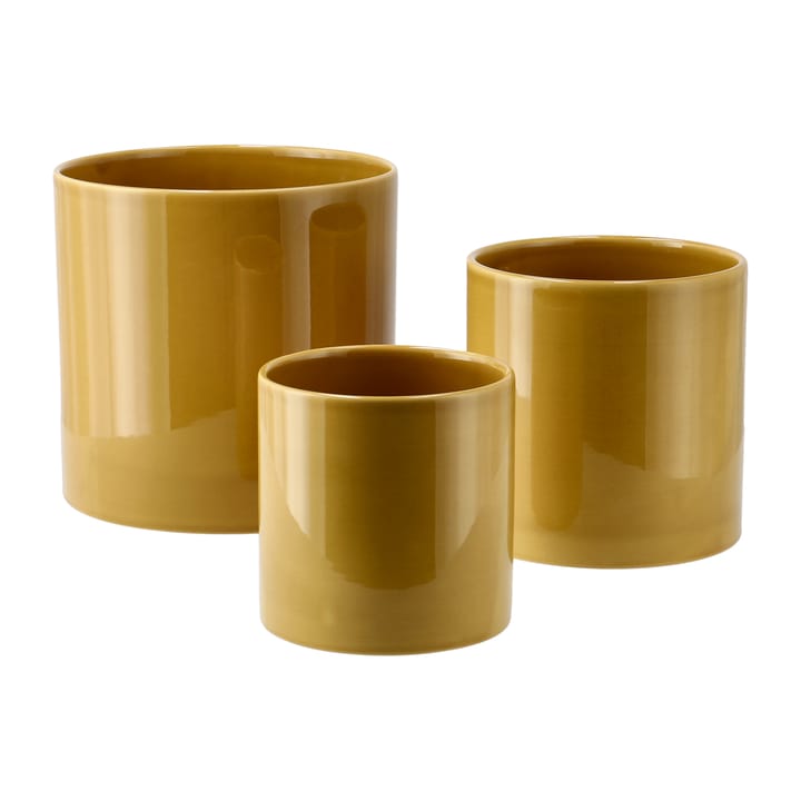 Sleek ruukku Ø 12 cm, Mustard Scandi Living