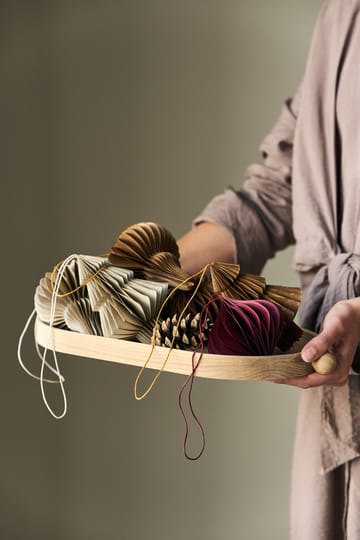Spira joulukuusenpallot 4 kpl - Natural - Scandi Living
