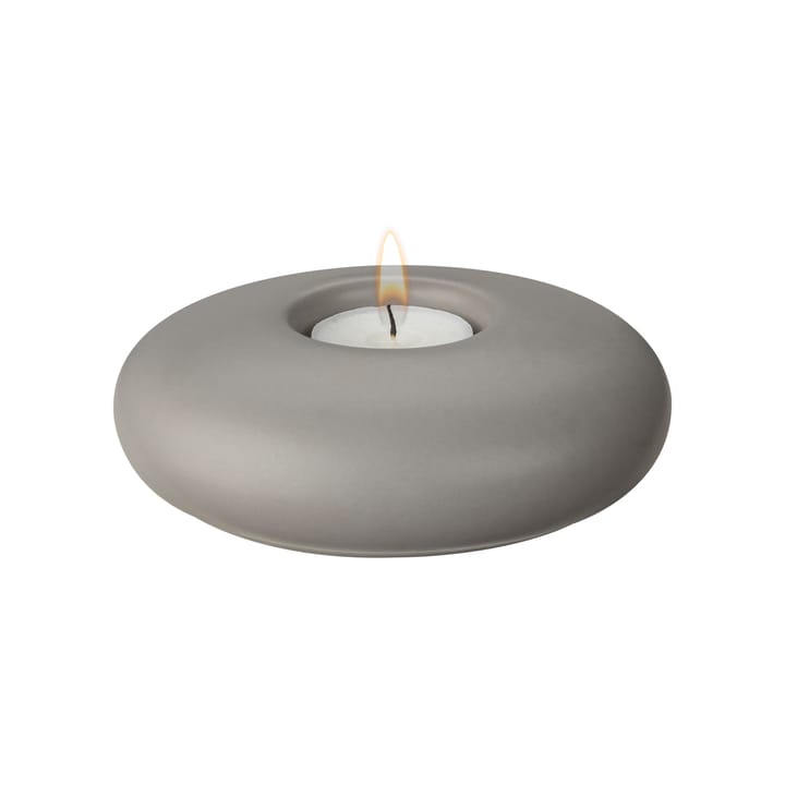 Stone lyhty Ø13 cm - Harmaa - Scandi Living