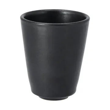 Terra cappuccinokuppi - Musta kivitavara, 14,5 cl - Scandi Living
