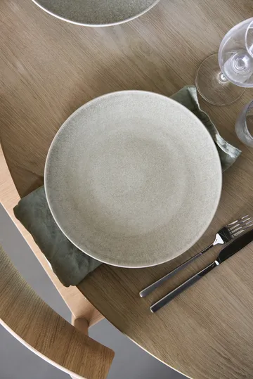 Terra ruokalautanen - Beige kivitavara, Ø26,5 cm - Scandi Living