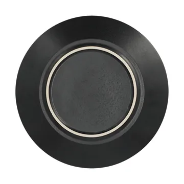 Terra ruokalautanen - Musta kivitavara, Ø26,5 cm - Scandi Living