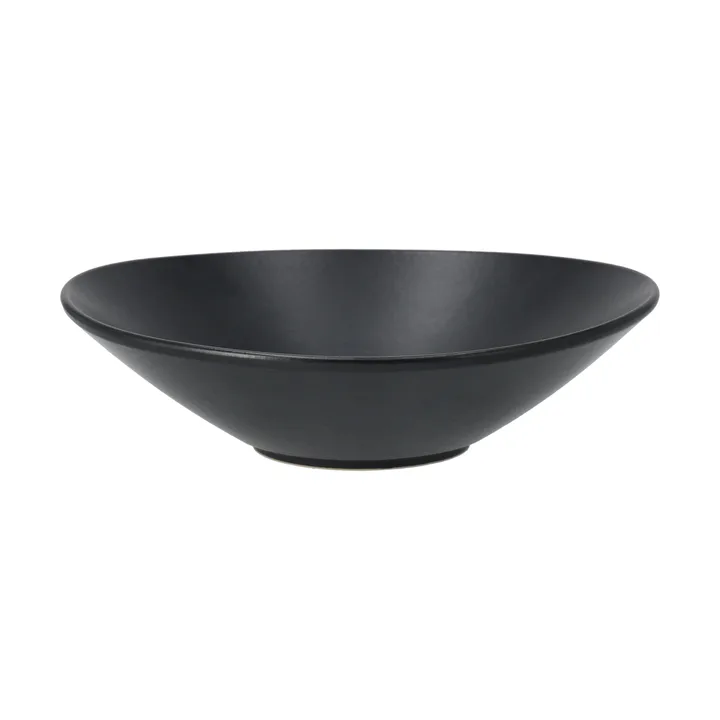 Terra salaattikulho - Musta kivitavara, Ø30 cm - Scandi Living