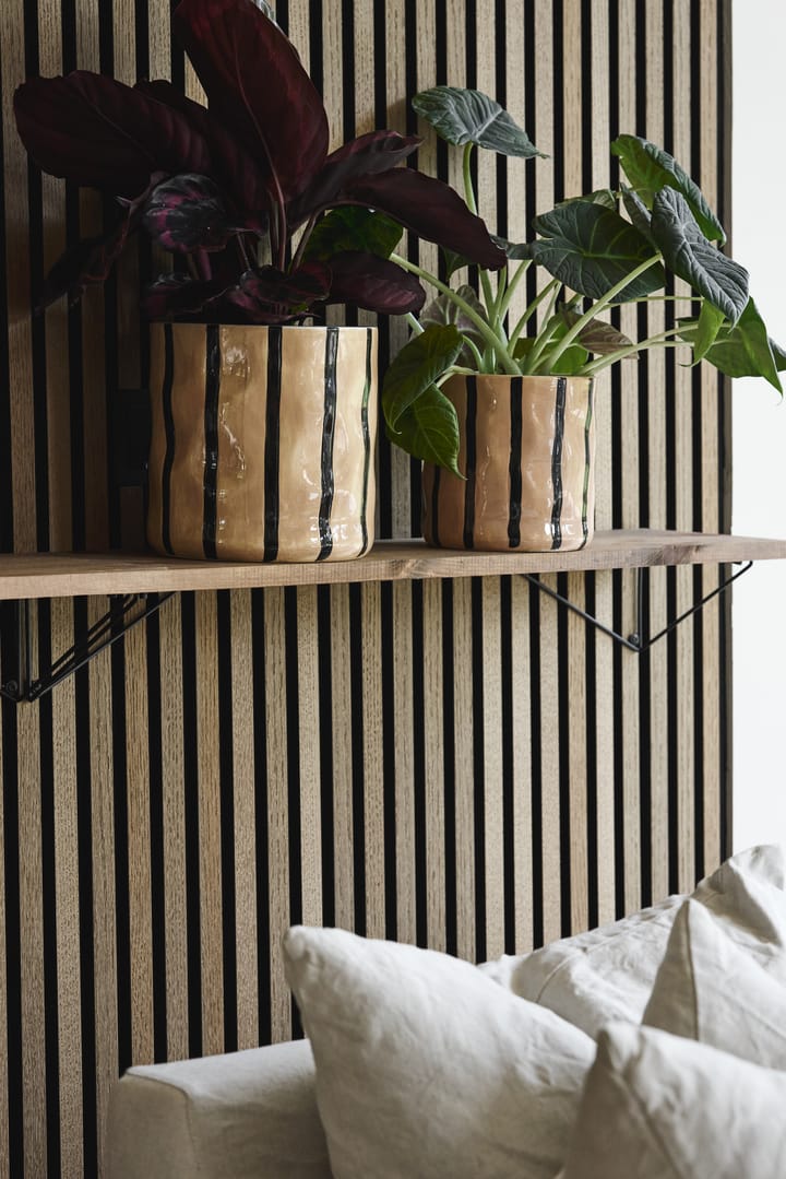 Thrive ruukku Ø16 cm, Beige-musta Scandi Living