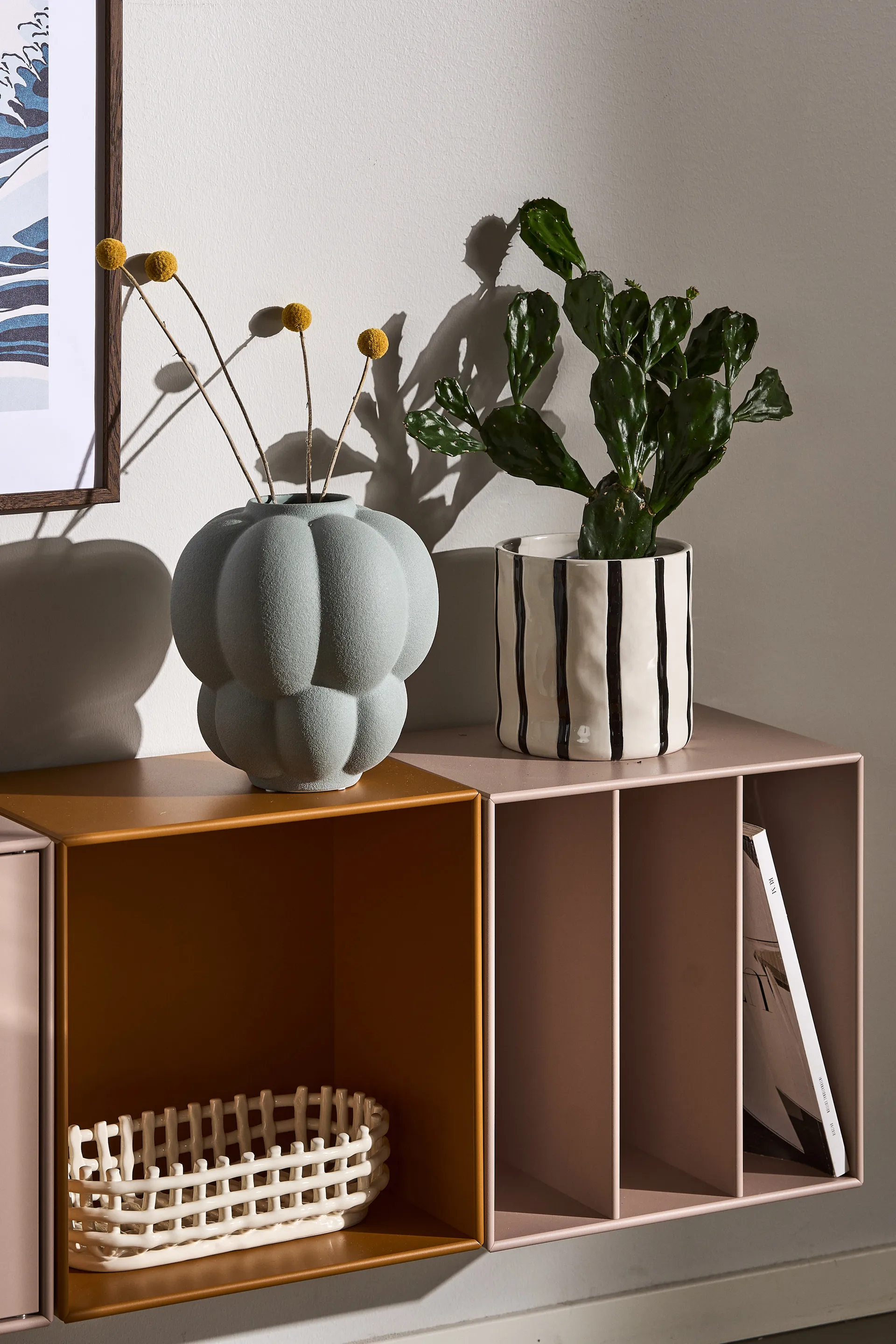 Thrive ruukku Ø20 cm, Valkoinen-musta Scandi Living