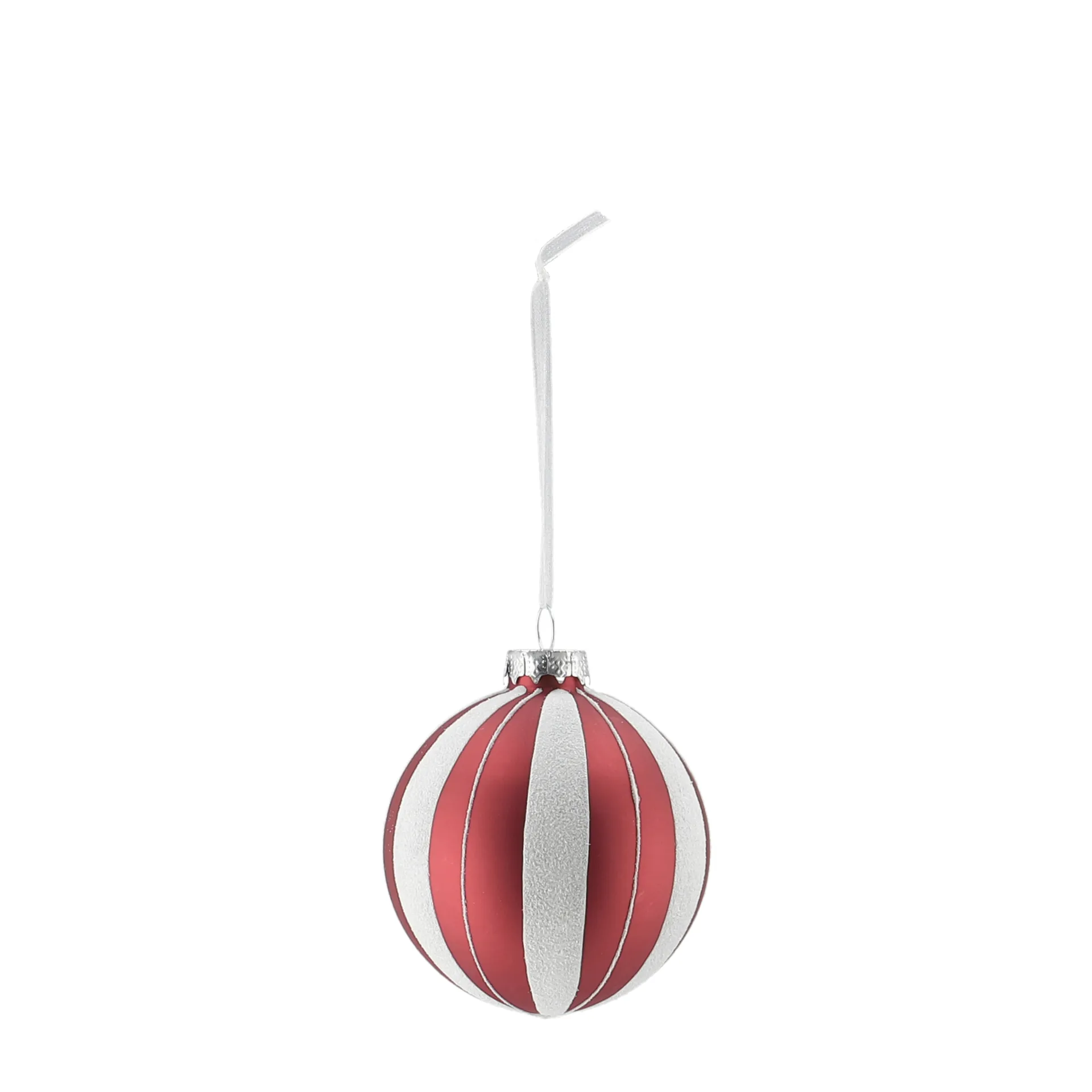Tradition joulukuusenpallo 6 kpl, Red/white Scandi Living
