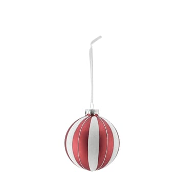 Tradition joulukuusenpallo 6 kpl - Red/white - Scandi Living