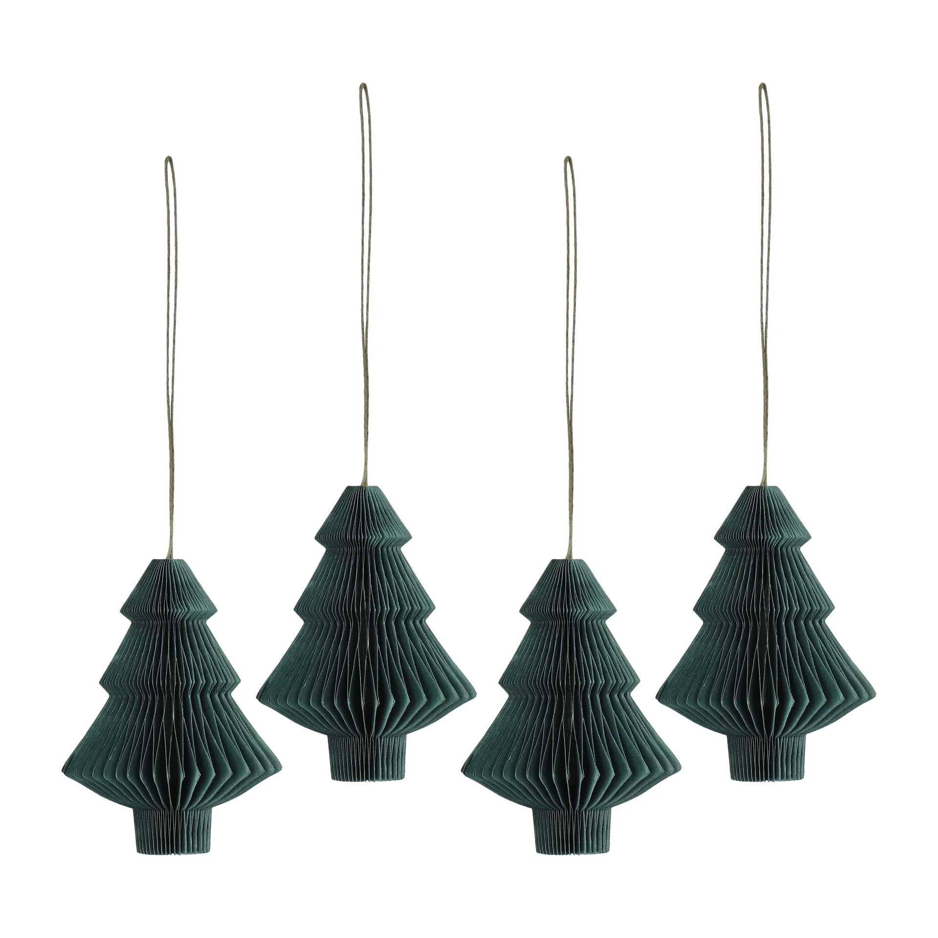 Tree joulukuusenpallot 4 kpl, Forest Green Scandi Living