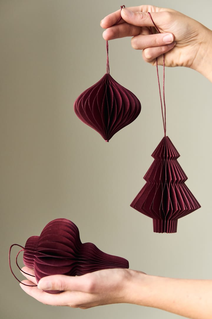 Tree joulukuusenpallot 4 kpl, Red Scandi Living