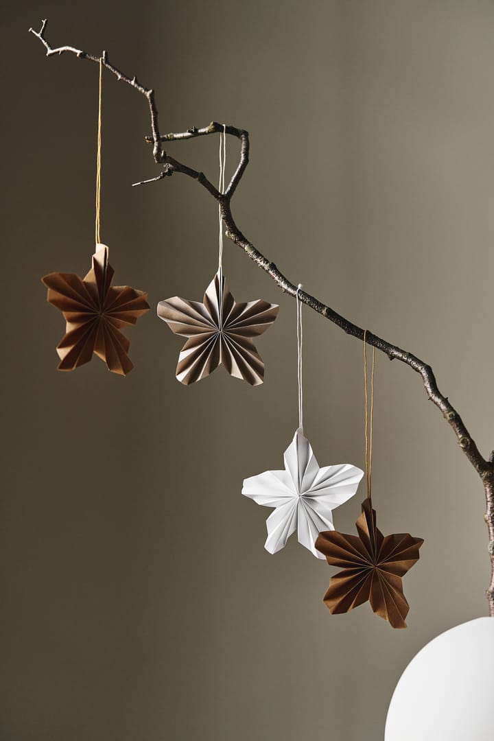 Twinkle joulukuusenkoriste 4 kpl, Natural Scandi Living